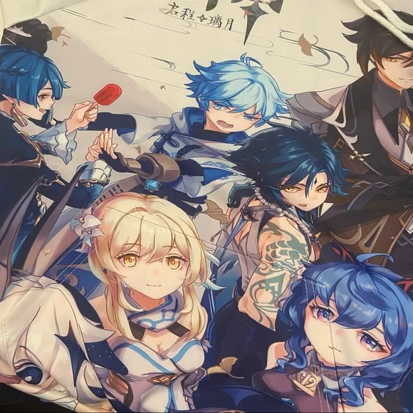 Game Genshin Impact Men Women Pullover Hoodies Sweater Coat Round Collar Top S - Picture 9 of 10